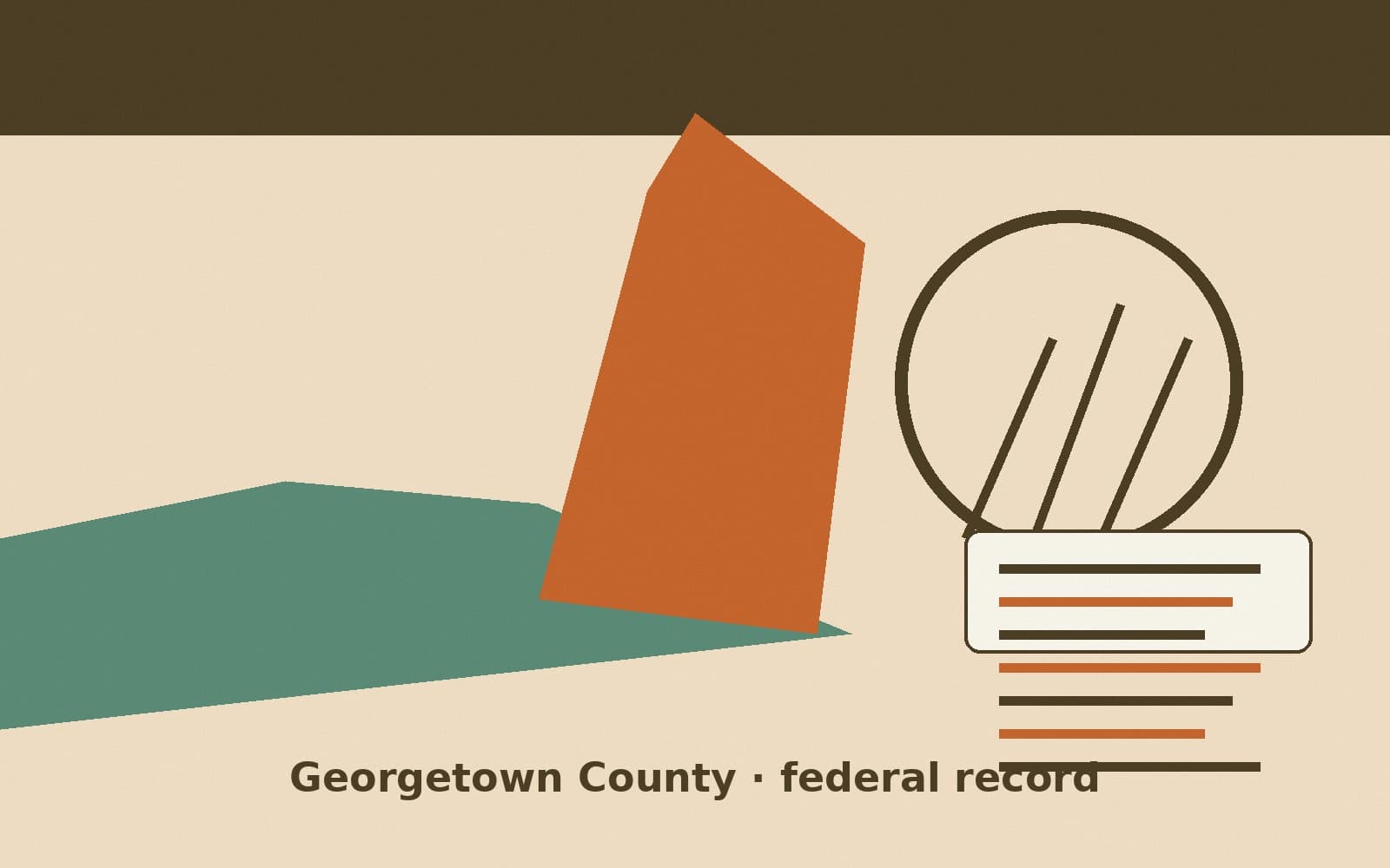 Public notice. Georgetown County, South Carolina, has a federal award on the public books. On September 28, 2026, the Department of Housing and Urban Development recorded a definit
