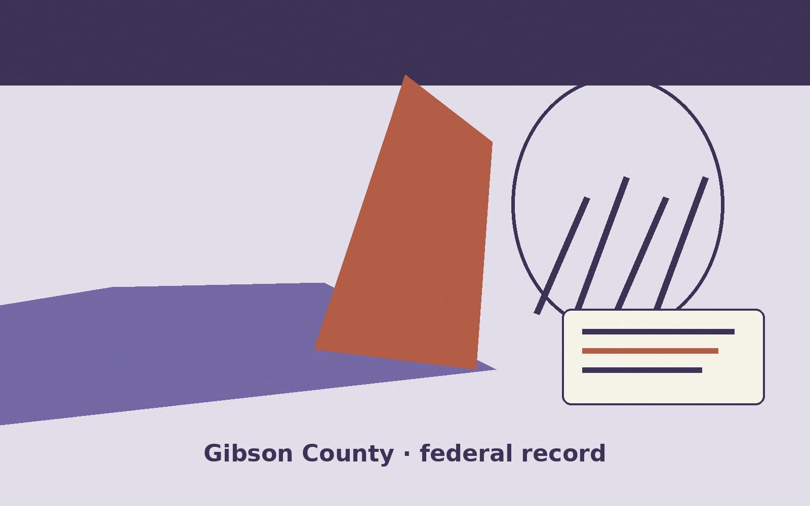 Public notice. Gibson County, Indiana, has a federal award on the public books. On September 16, 2026, the Department of Transportation recorded a formula grant of $10,688,987.74.