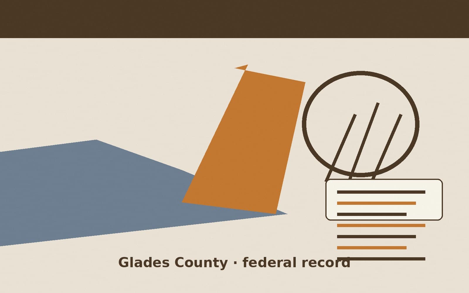 Public notice. Glades County, Florida, has a federal award on the public books. On September 16, 2026, the Department of Transportation recorded a formula grant of $229,520. The of