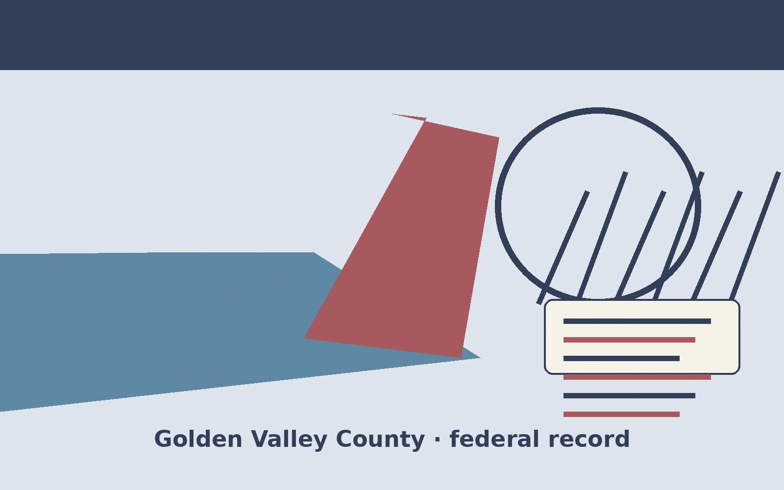 Public notice. Golden Valley County, North Dakota, has a federal award on the public books. On September 10, 2026, the Department of Transportation recorded a formula grant of $248