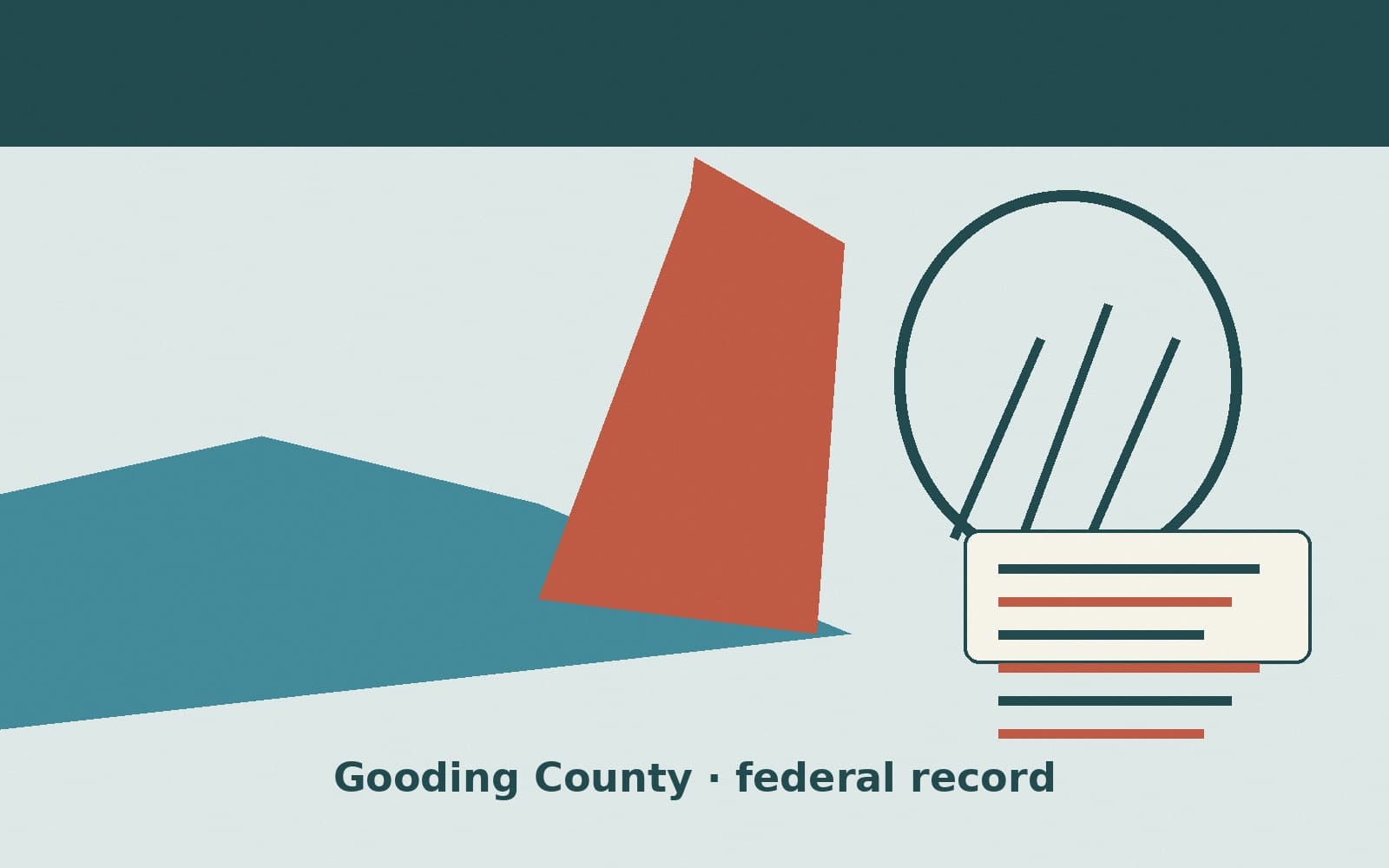 Public notice. Gooding County, Idaho, has a federal award on the public books. On September 27, 2026, the Department of Agriculture recorded a delivery order of $20,000. The office
