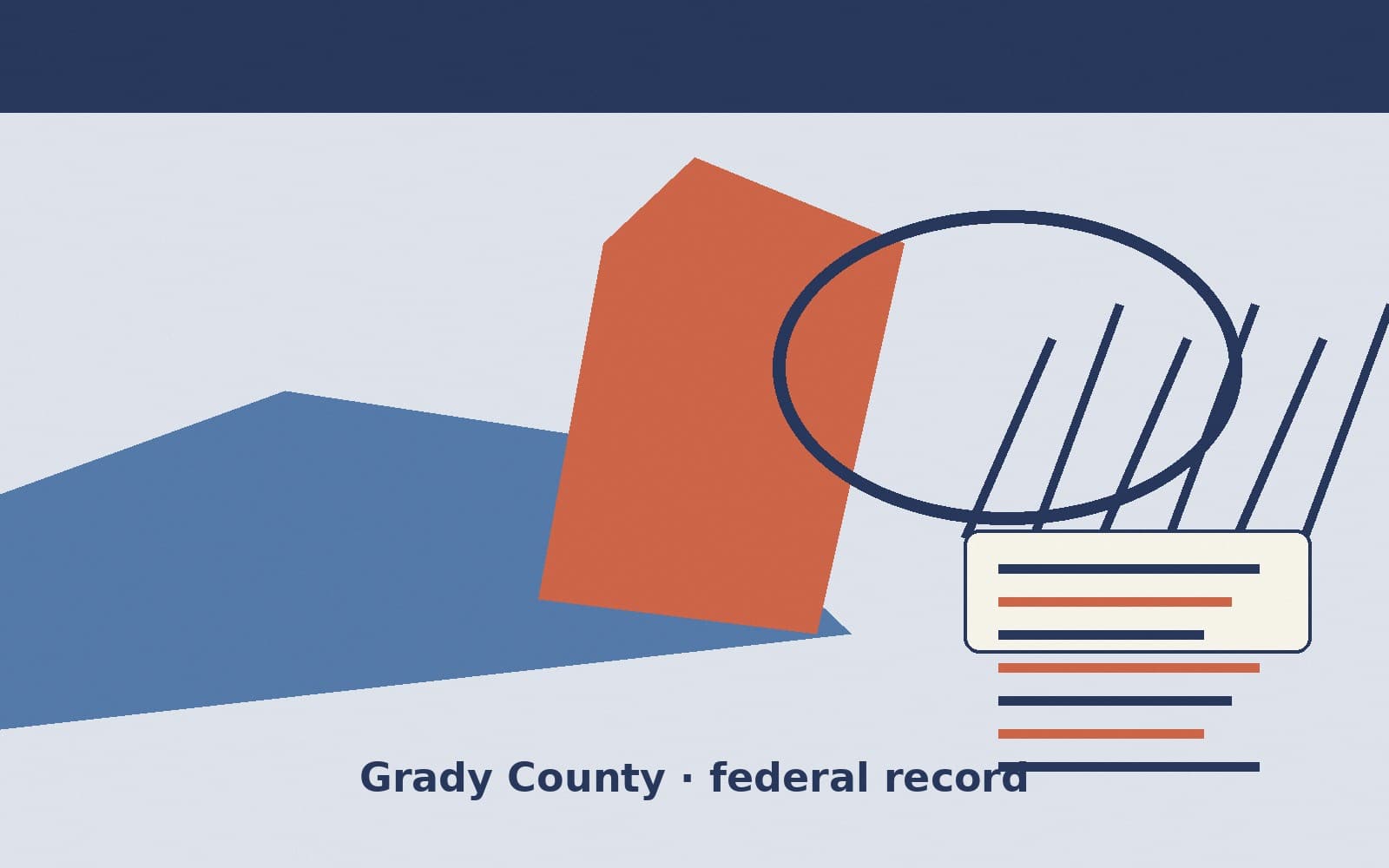 Public notice. Grady County, Georgia, has a federal award on the public books. On September 27, 2026, the Department of Homeland Security recorded a blanket-purchase call of $13,70