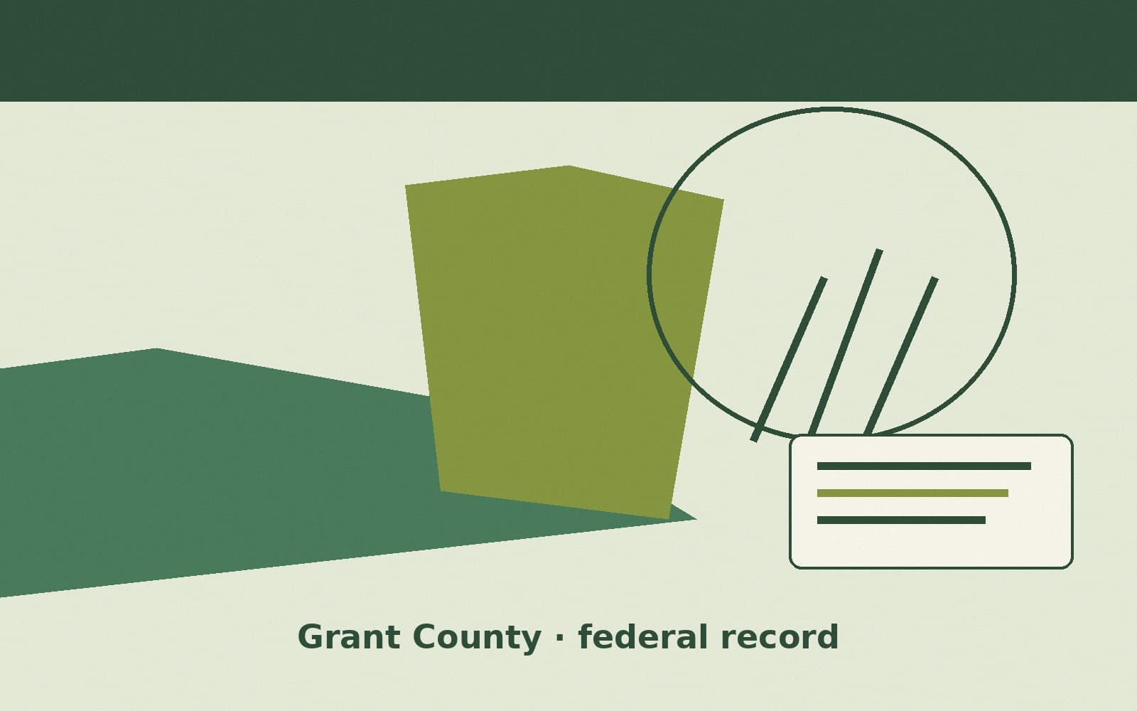 Public notice. Grant County, New Mexico, has a federal award on the public books. On October 1, 2026, the Department of Agriculture recorded a delivery order of $5,168. The office