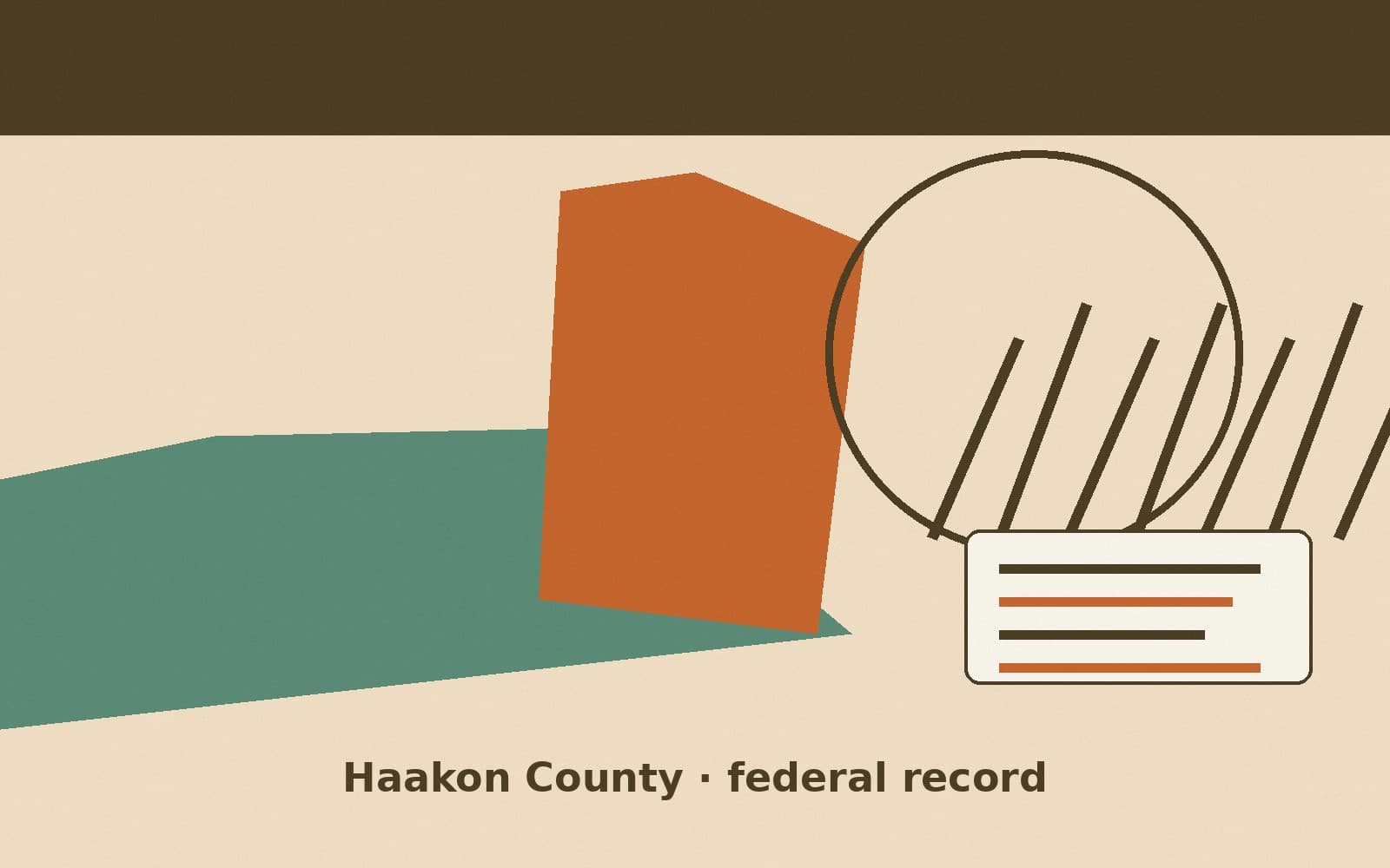 Public notice. Haakon County, South Dakota, has a federal award on the public books. On September 16, 2026, the Department of Energy recorded a delivery order of $78,748. The offic