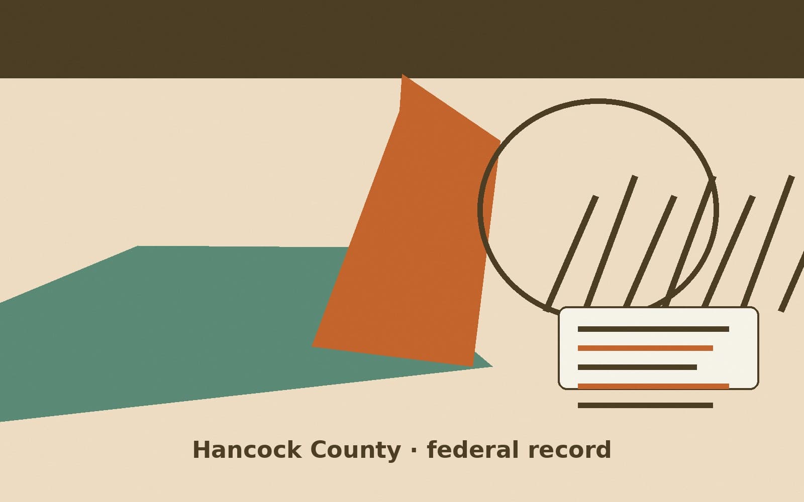 Public notice. Hancock County, Iowa, has a federal award on the public books. On August 19, 2026, the Department of Education recorded a formula grant of $51,066. The office on the