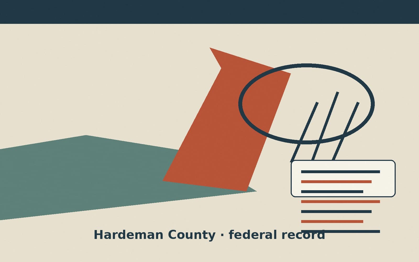 Public notice. Hardeman County, Tennessee, has a federal award on the public books. On August 26, 2026, the Department of Agriculture recorded a project grant of $9,000. The office