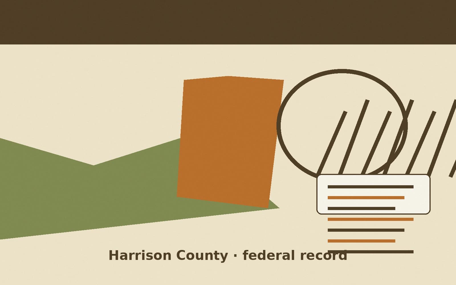Public notice. Harrison County, West Virginia, has a federal award on the public books. On October 1, 2026, the Department of Veterans Affairs recorded a delivery order of $2,769,5