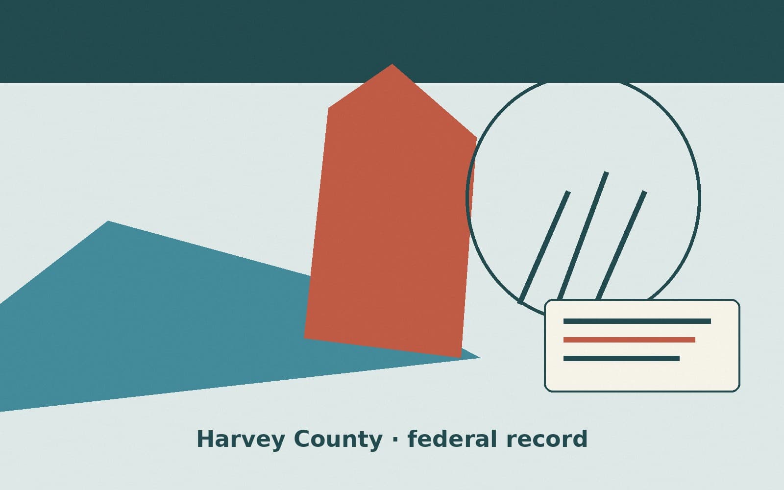 Public notice. Harvey County, Kansas, has a federal award on the public books. On September 21, 2026, the Department of the Interior recorded a delivery order of $29,166. The offic