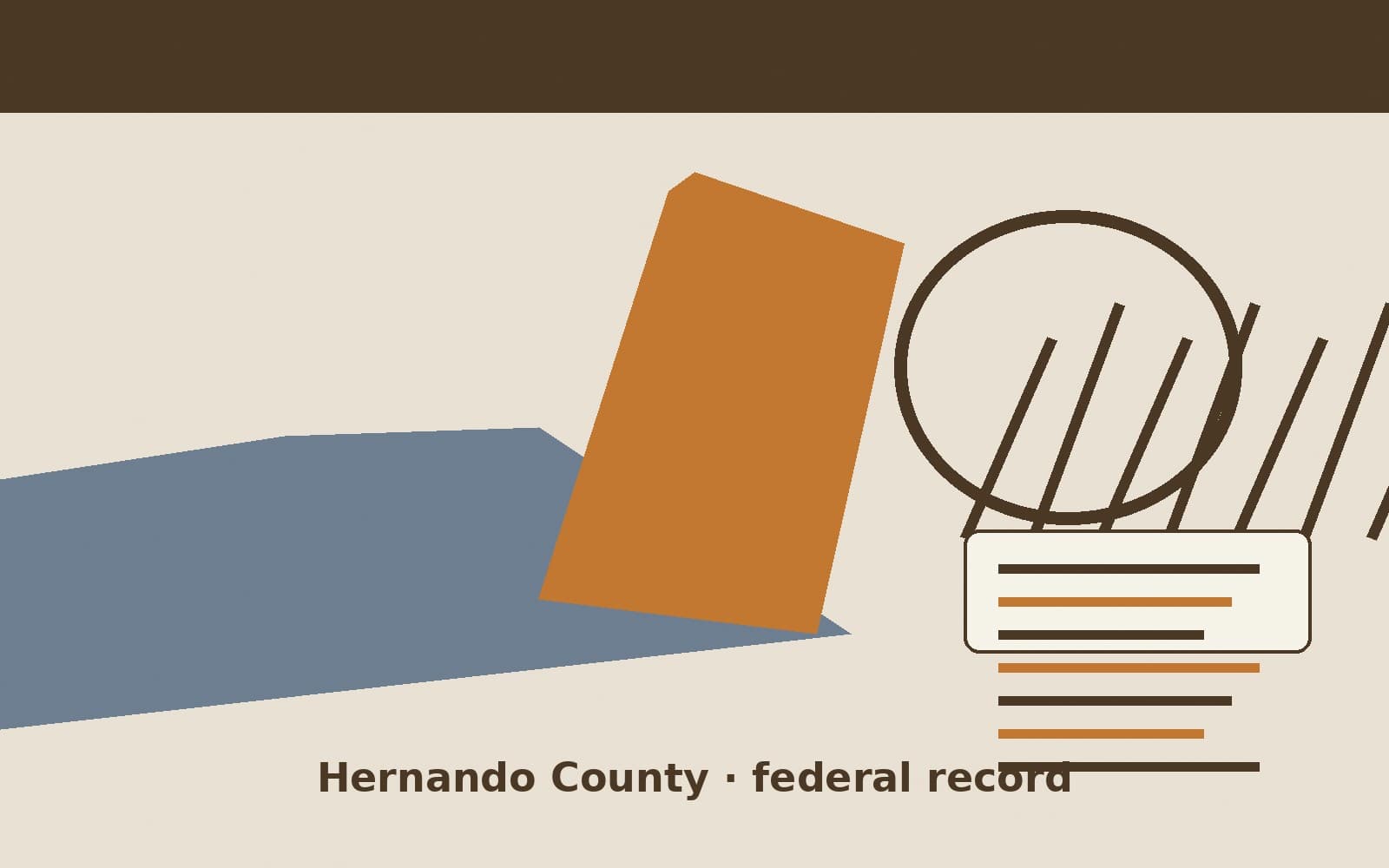 Public notice. Hernando County, Florida, has a federal award on the public books. On September 25, 2026, the Department of Health and Human Services recorded a project grant of $80