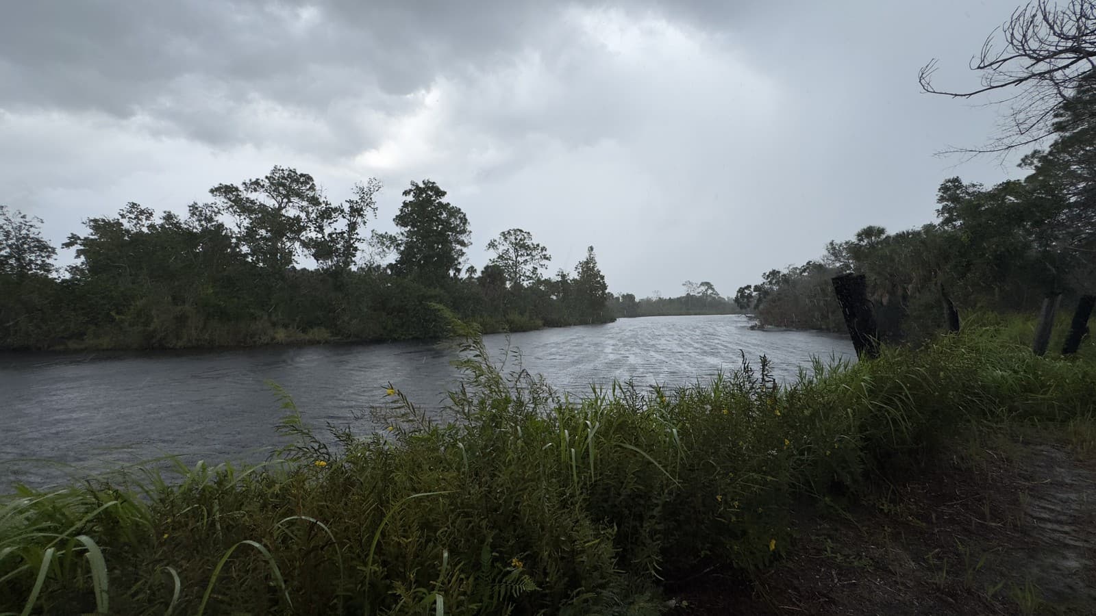 A thunderstorm over the Little Manatee River in southern Hillsborough County, Florida (file photo, illustrative of the Ruskin area).