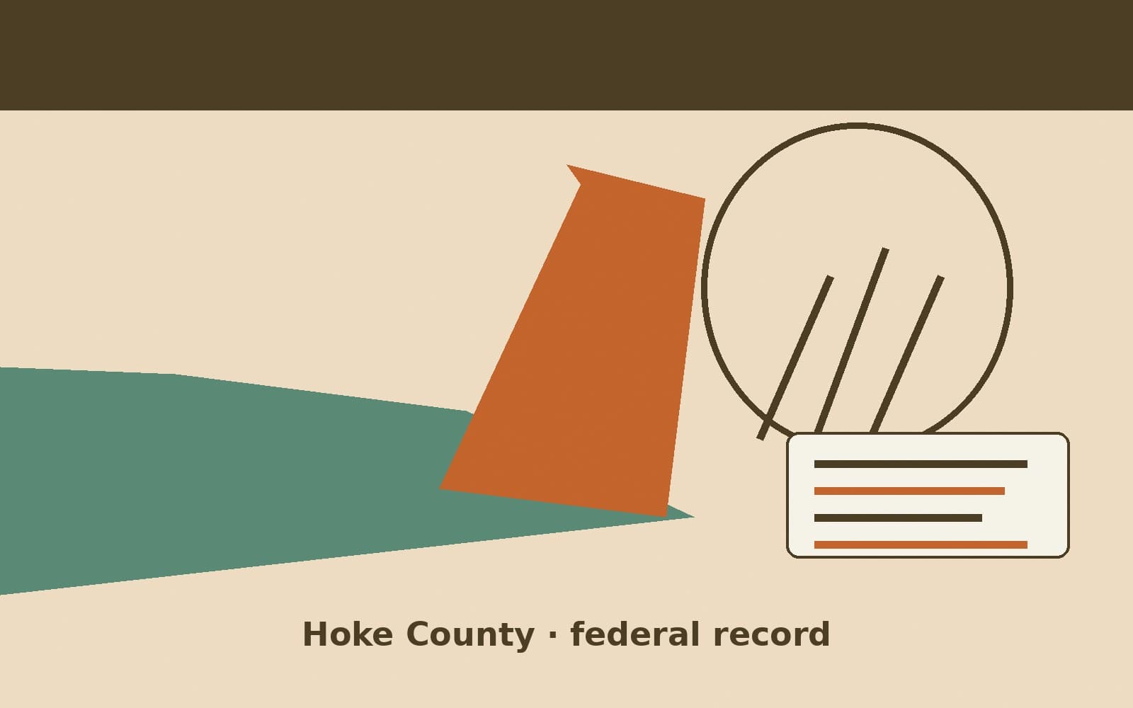 Public notice. Hoke County, North Carolina, has a federal award on the public books. On October 1, 2026, the Department of Veterans Affairs recorded a delivery order of $95,135.40.