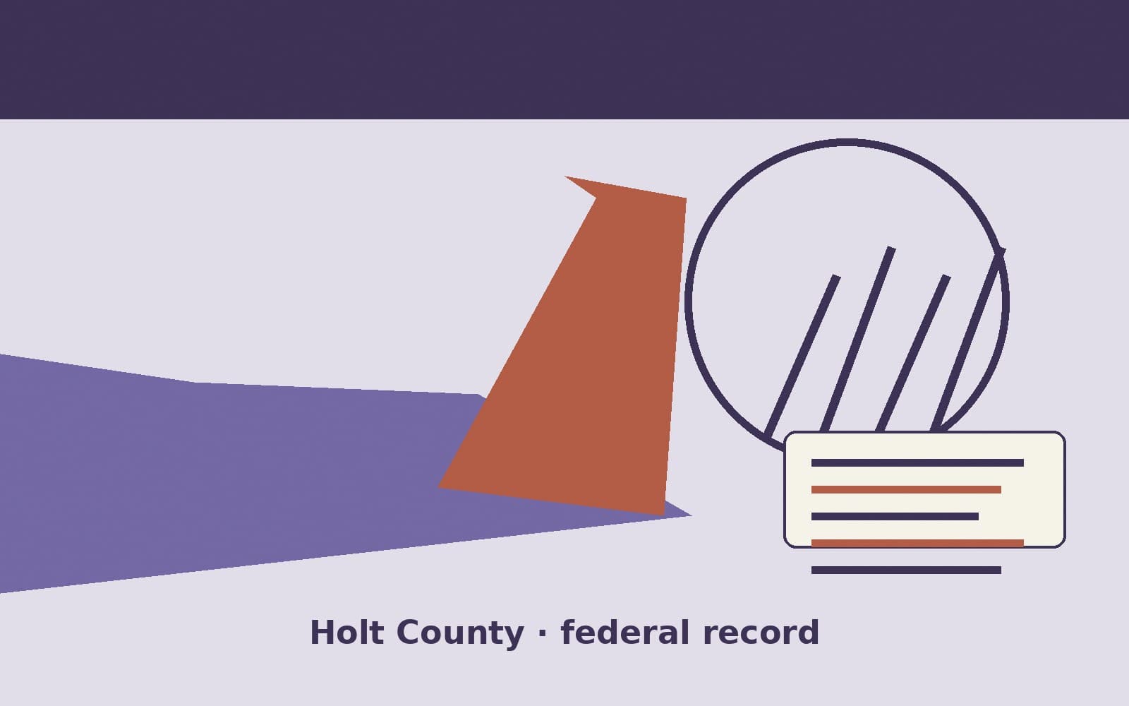 Public notice. Holt County, Nebraska, has a federal award on the public books. On September 10, 2026, the Department of Transportation recorded a delivery order of $19,409.38. The