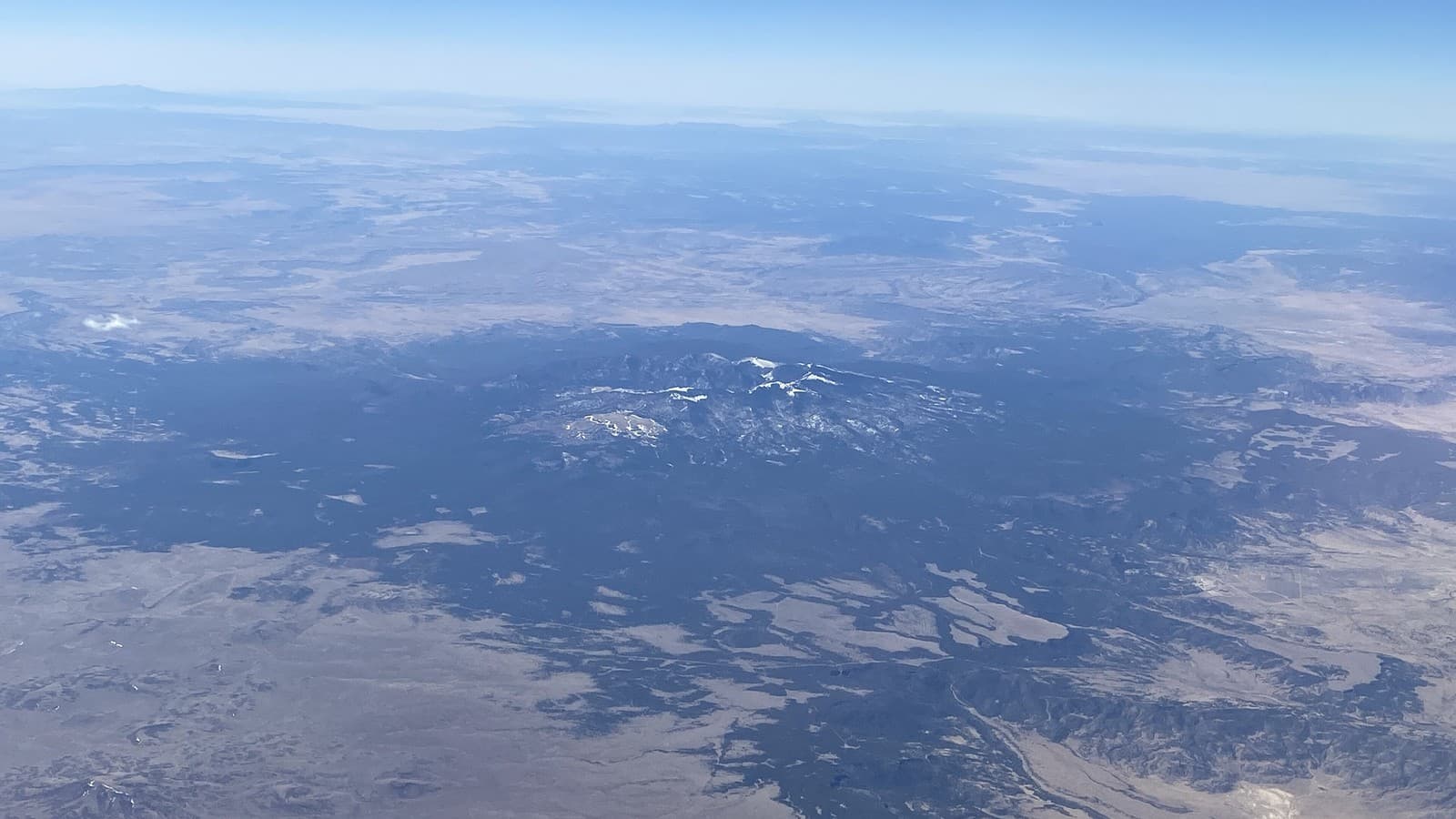 Mount Taylor country, Cibola County, New Mexico, from the air — illustrative file photo (CC0 via Wikimedia Commons).