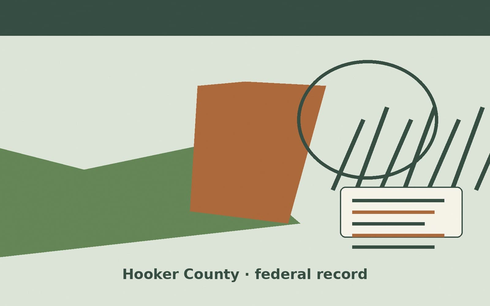 Public notice. Hooker County, Nebraska, has a federal award on the public books. On August 19, 2026, the Department of Education recorded a formula grant of $18,538. The recipient