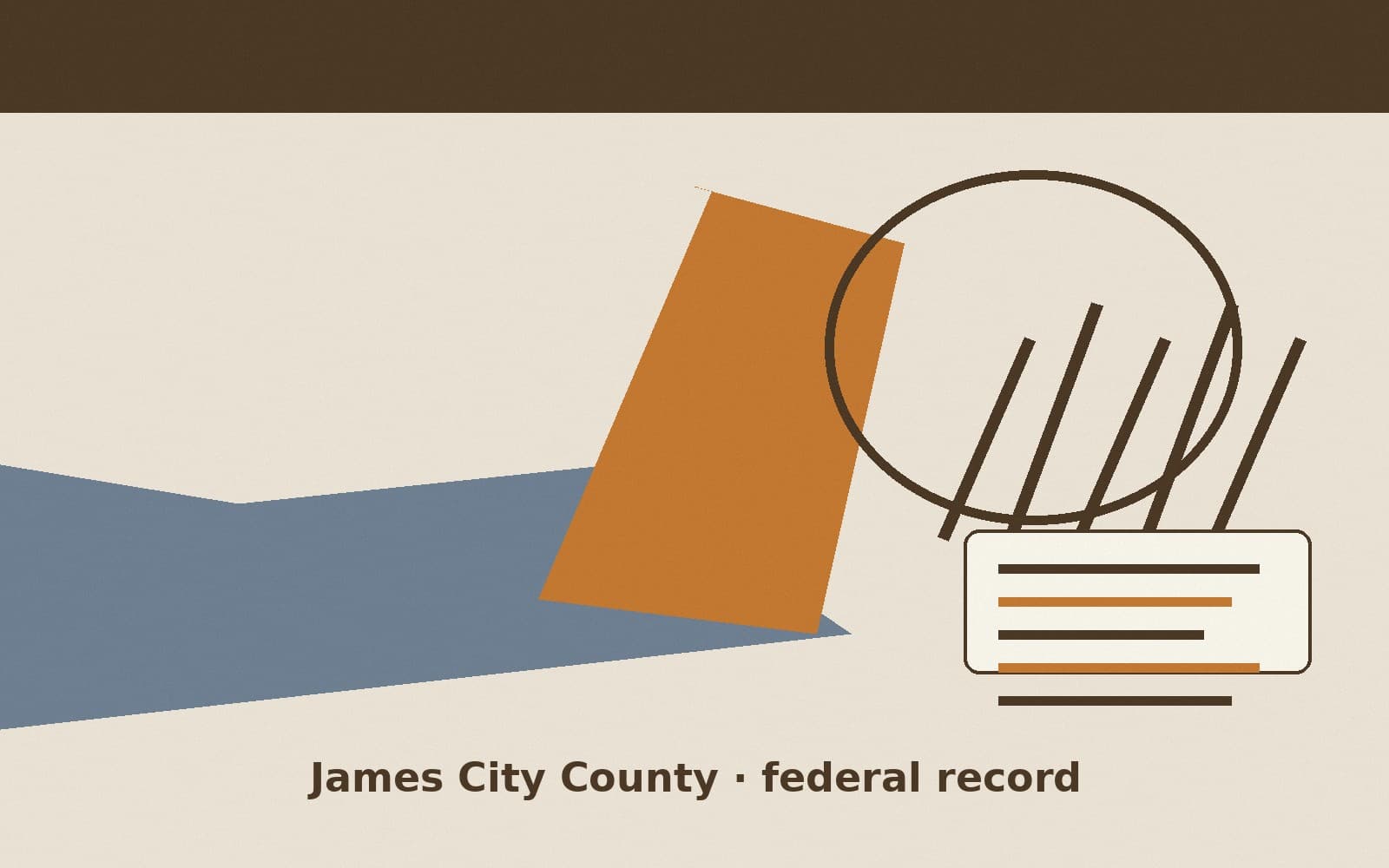 Public notice. James City County, Virginia, has a federal award on the public books. On October 1, 2026, the Department of Commerce recorded a purchase order of $45,075. The office