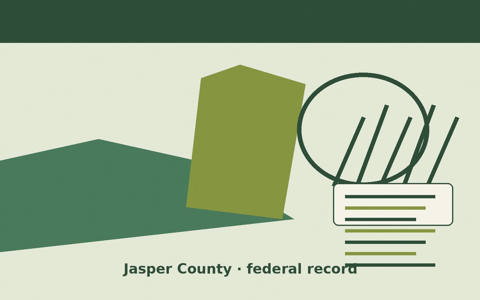 Public notice. Jasper County, Georgia, has a federal award on the public books. On September 24, 2026, the Department of Health and Human Services recorded a project grant of $100,