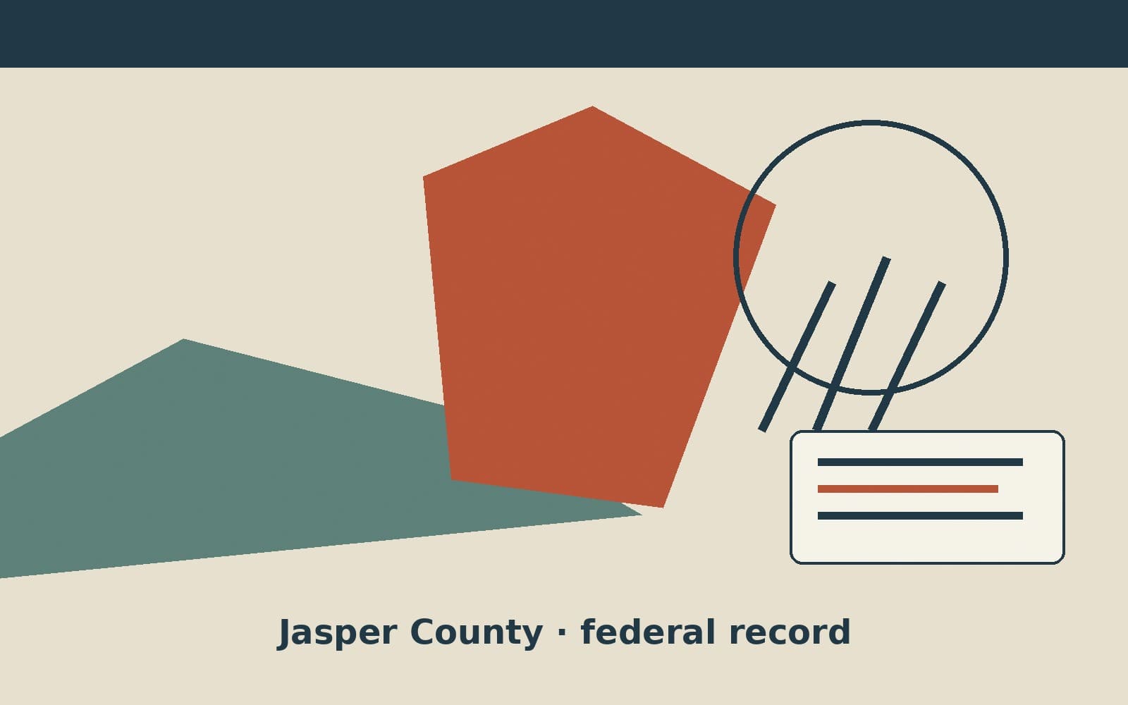 Public notice. Jasper County, Mississippi, has a federal health grant on the public award books. On September 9, 2026, the Department of Health and Human Services recorded a projec