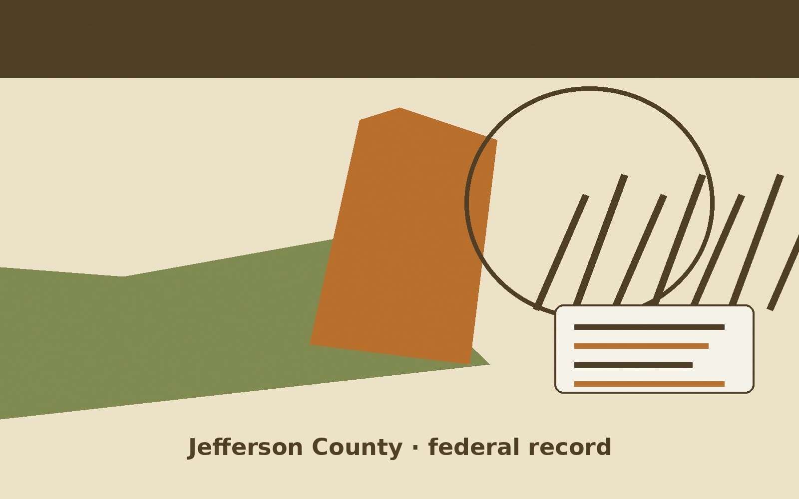 Public notice. Jefferson County, Pennsylvania, has a federal award on the public books. On September 29, 2026, the Department of Homeland Security recorded a delivery order of $313