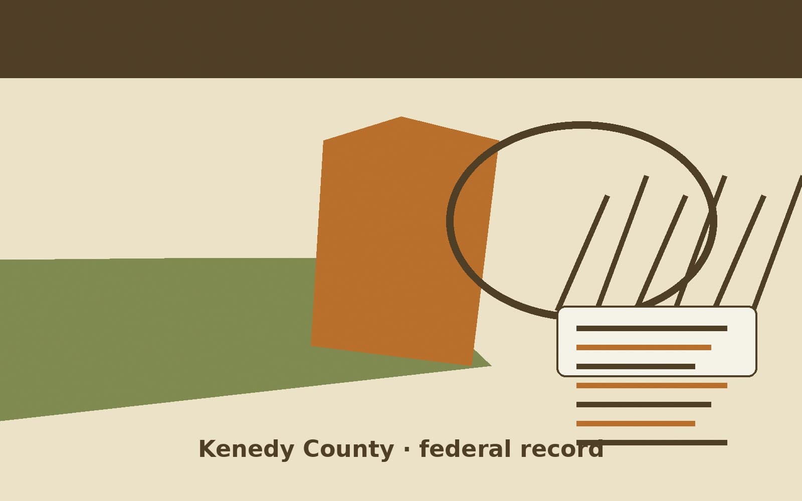 Public notice. Kenedy County, Texas, has a federal award on the public books. On August 11, 2026, the Department of Education recorded a formula grant of $16,013. The recipient on
