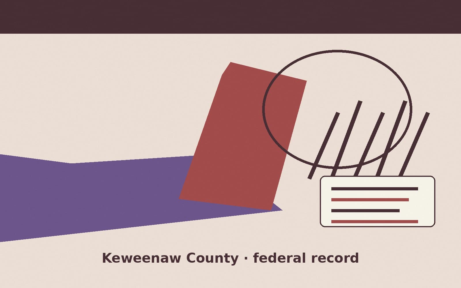 Public notice. Keweenaw County, Michigan, has a federal award on the public books. On September 16, 2026, the Department of Transportation recorded a formula grant of $2,023,992.42