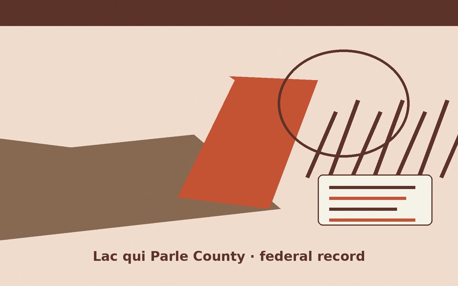 Public notice. Lac qui Parle County, Minnesota, has a federal award on the public books. On September 14, 2026, the Department of Transportation recorded a formula grant of $239,55