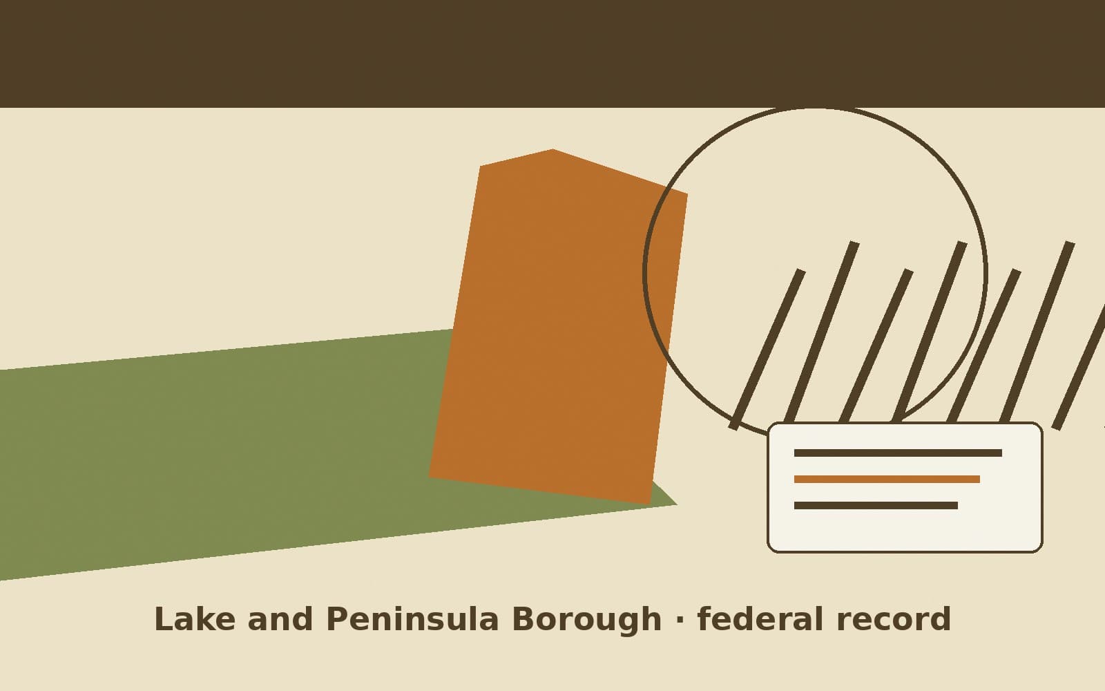 Public notice. Lake and Peninsula Borough, Alaska, has a federal award on the public books. On September 3, 2026, the Department of the Interior recorded a delivery order of $28,08