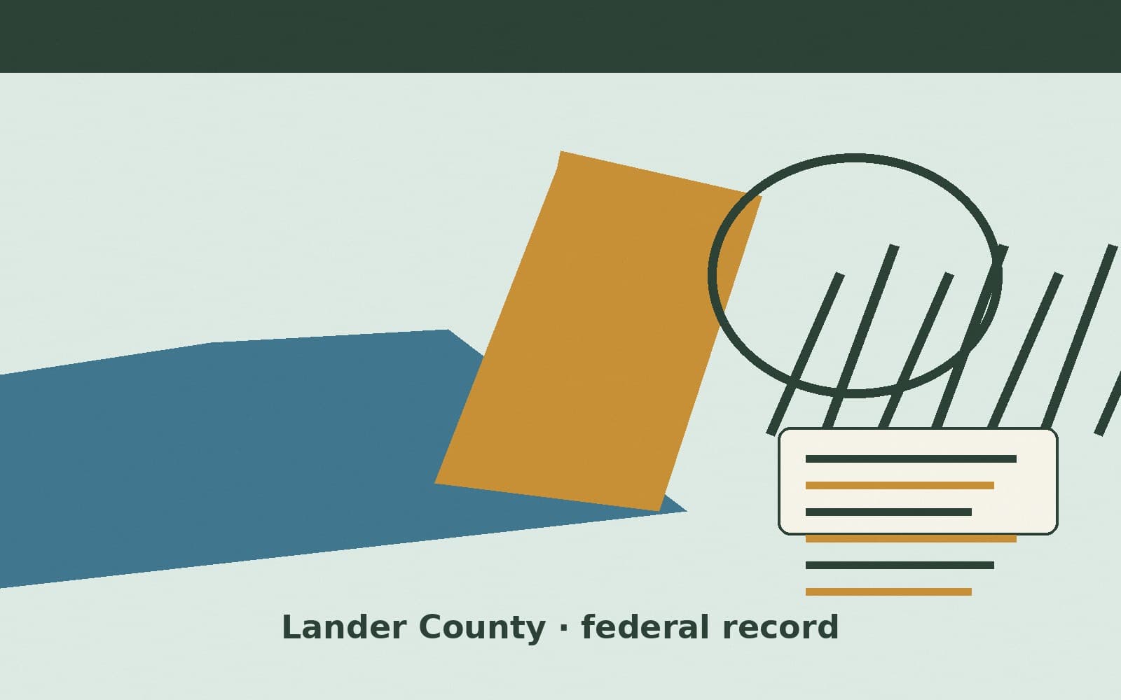 Public notice. Lander County, Nevada, has a federal award on the public books. On September 25, 2026, the Department of the Interior recorded a blanket-purchase call of $344,135.20