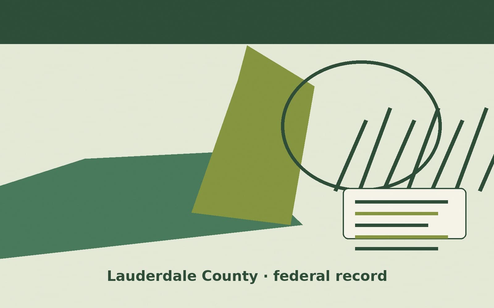 Public notice. Lauderdale County, Tennessee, has a federal award on the public books. On September 25, 2026, the Department of the Interior recorded a purchase order of $46,673. Th