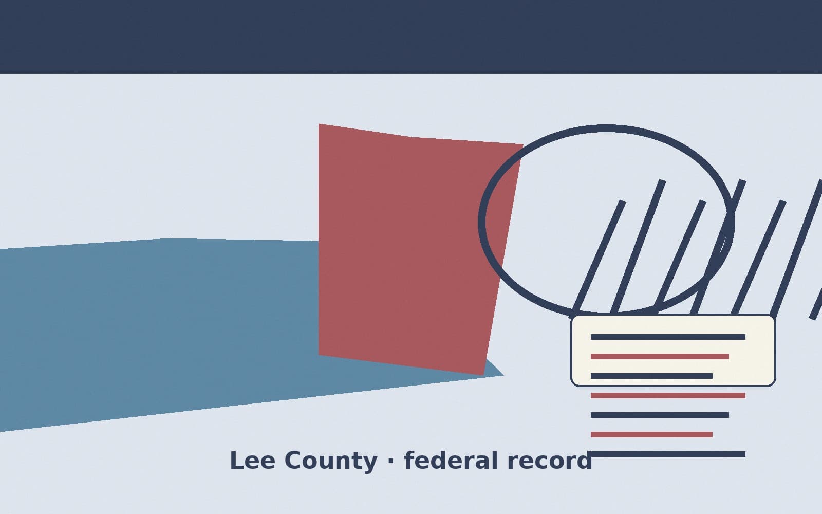 Public notice. Lee County, Iowa, has a federal award on the public books. On September 28, 2026, the Department of Veterans Affairs recorded a delivery order of $22,499.97. The off