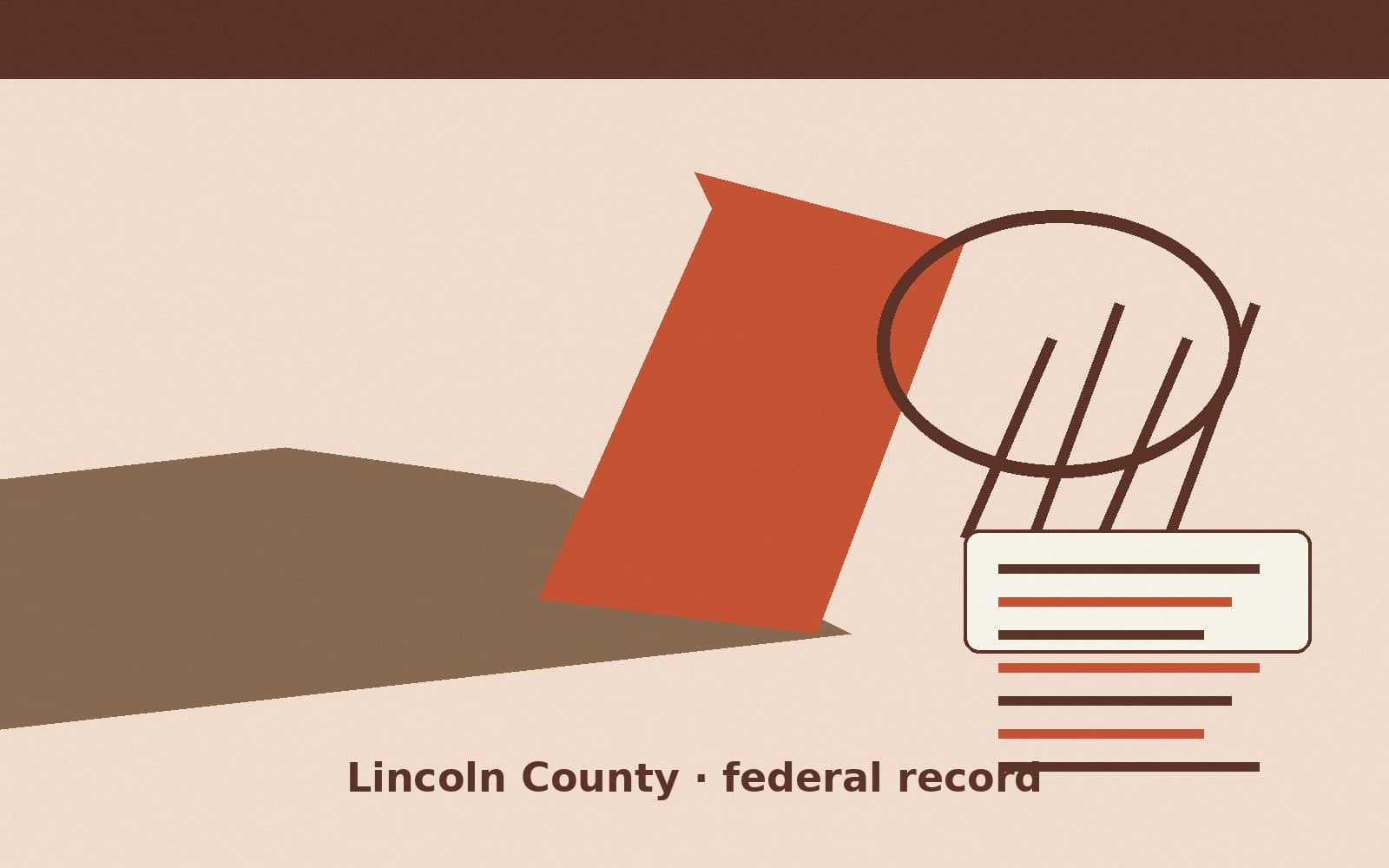Public notice. Lincoln County, Idaho, has a federal award on the public books. On September 9, 2026, the Department of the Interior recorded a contract of $7,331. The office on the