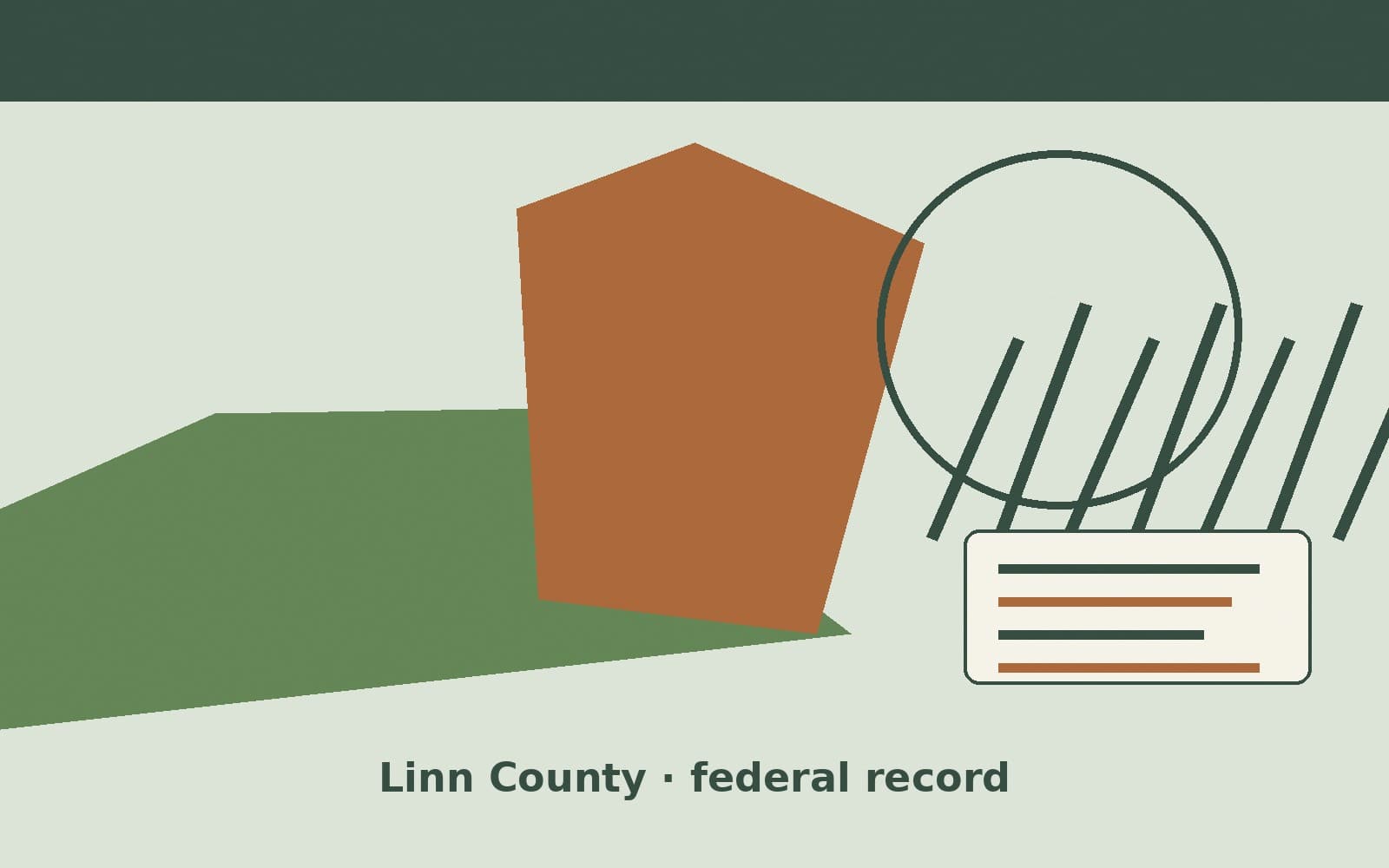 Public notice. Linn County, Oregon, has a federal award on the public books. On September 30, 2026, the Department of Energy recorded a delivery order of $348,424.35. The office on