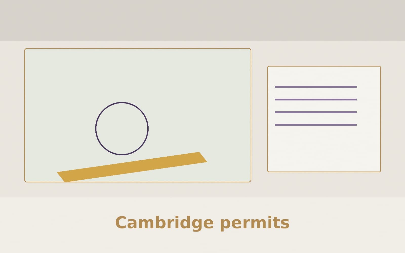 Public notice. Cambridge publishes building permits in separate open-data files.