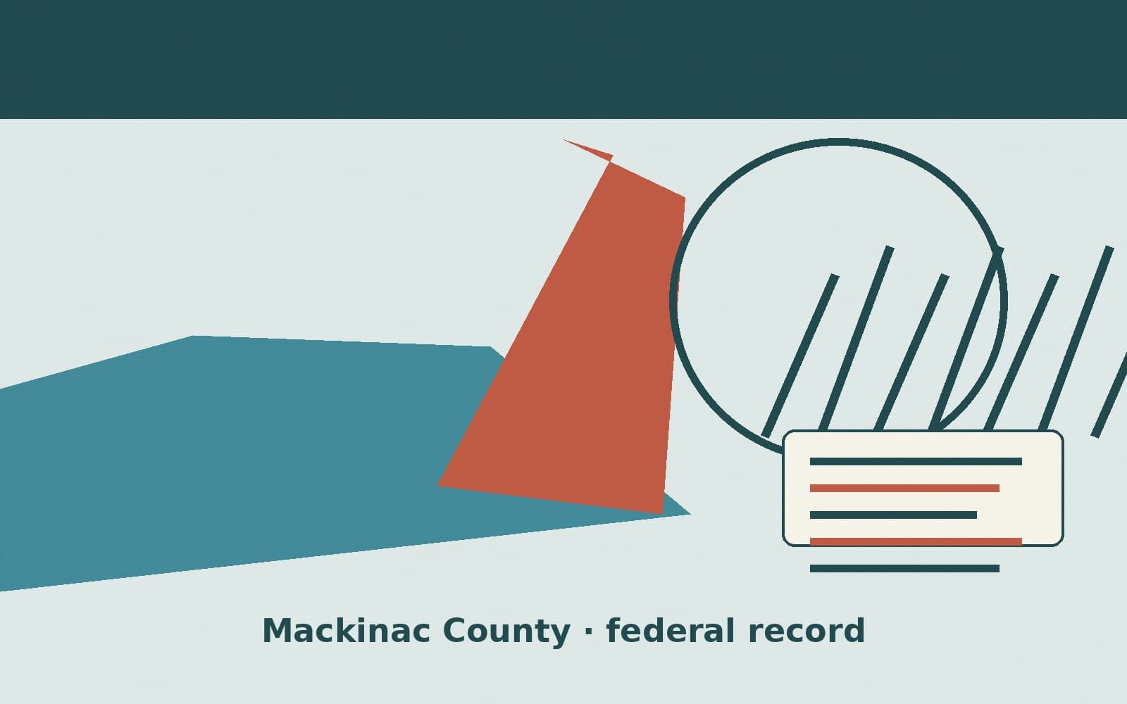 Public notice. Mackinac County, Michigan, has a federal award on the public books. On September 25, 2026, the Department of Homeland Security recorded a definitive contract of $36,