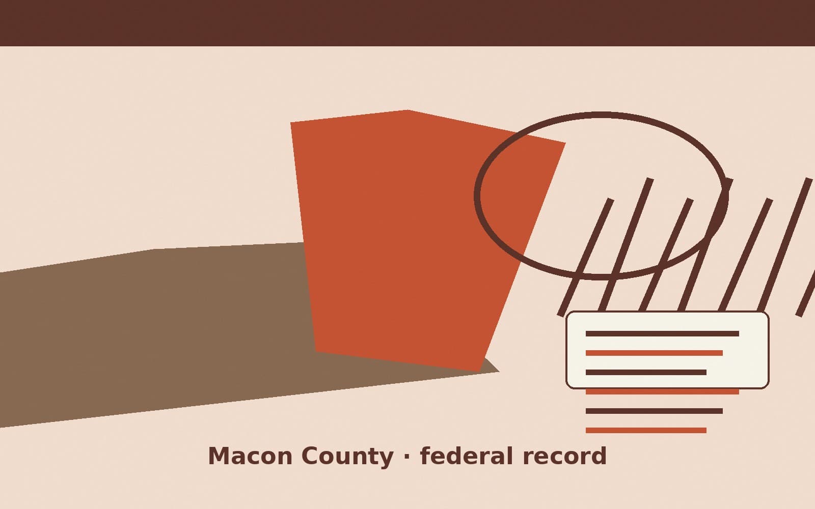 Public notice. Macon County, North Carolina, has a federal award on the public books. On September 29, 2026, the Department of Agriculture recorded a definitive contract of $46,500