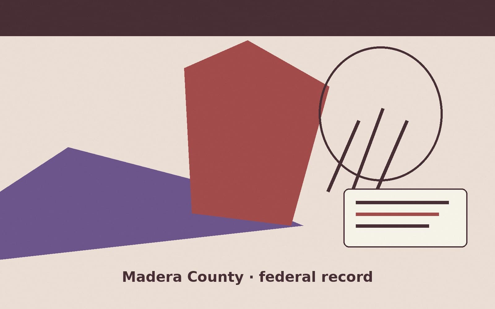 Public notice. Madera County, California, has a federal award on the public books. On September 25, 2026, the Department of Agriculture recorded a definitive contract of $10,144,29