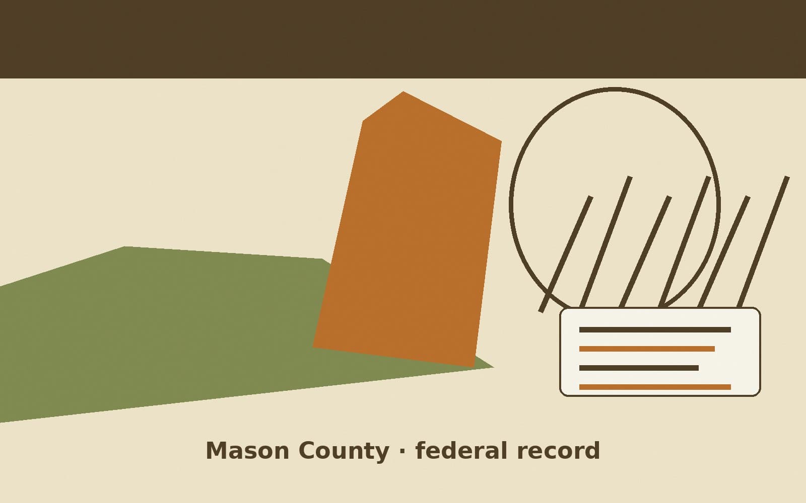 Public notice. Mason County, West Virginia, has a federal award on the public books. On September 11, 2026, the Department of Transportation recorded a formula grant of $323,571.94