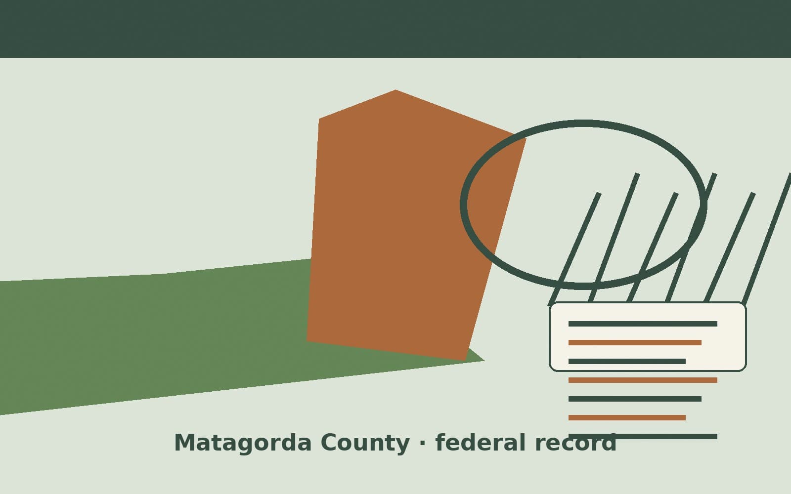 Public notice. Matagorda County, Texas, has a federal award on the public books. On August 20, 2026, the Department of Transportation recorded a project grant of $9,600,000. The of