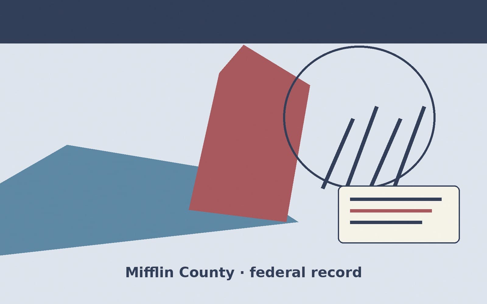 Public notice. Mifflin County, Pennsylvania, has a federal award on the public books. On September 28, 2026, the Department of Homeland Security recorded a definitive contract of $