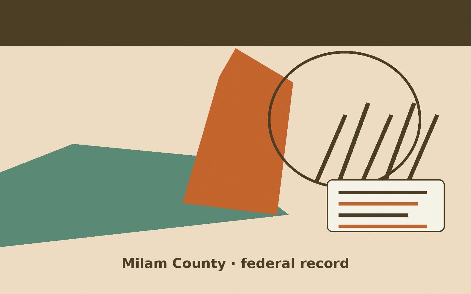 Public notice. Milam County, Texas, has a federal award on the public books. On September 9, 2026, the Department of Transportation recorded a formula grant of $292,117.96. The off