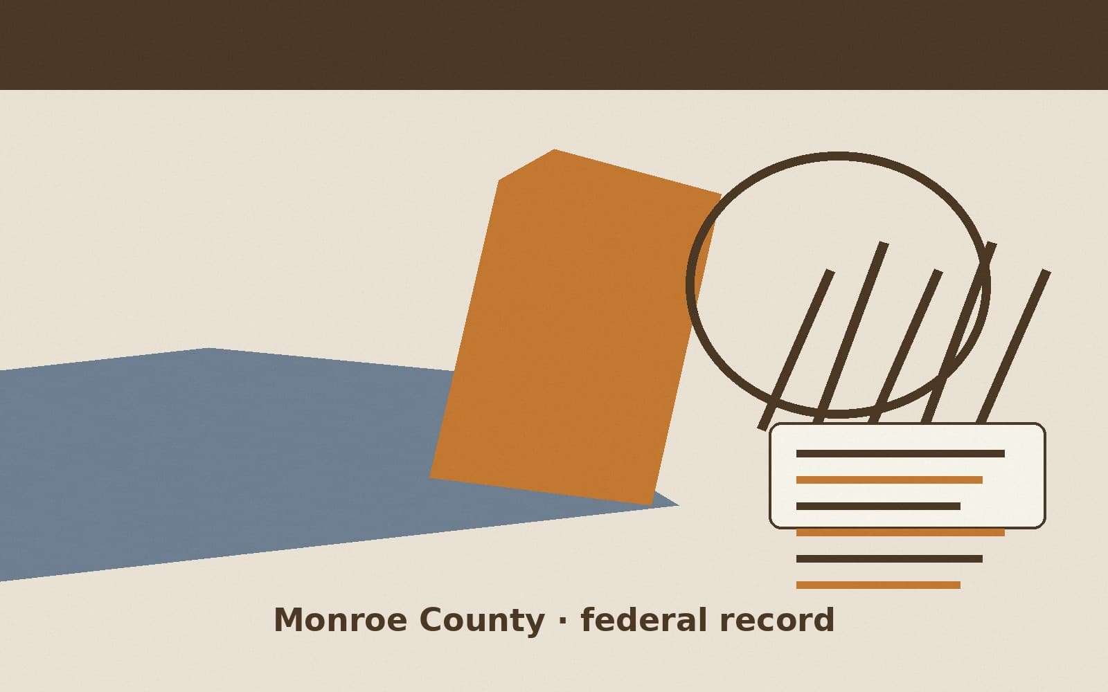Public notice. Monroe County, Wisconsin, has a federal award on the public books. On October 1, 2026, the Department of Veterans Affairs recorded a purchase order of $424,896. The