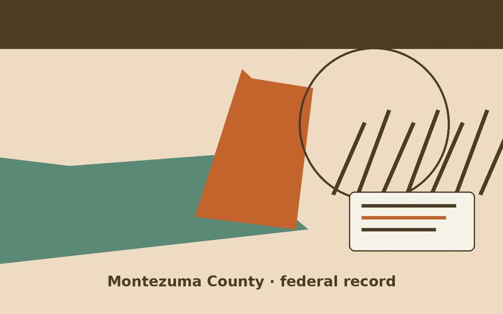 Public notice. Montezuma County, Colorado, has a federal award on the public books. On September 29, 2026, the Department of Agriculture recorded a blanket-purchase call of $1,486,