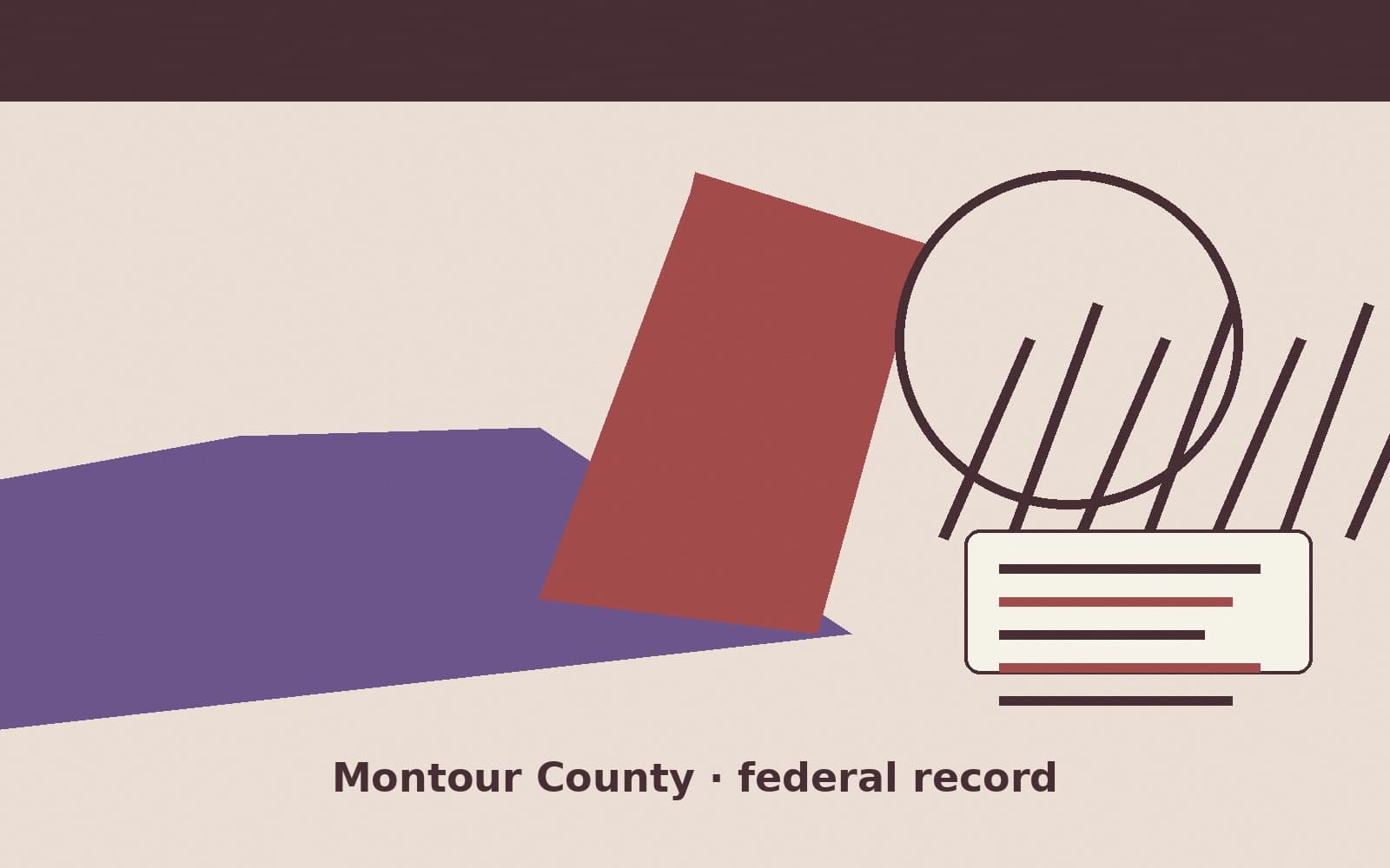 Public notice. Montour County, Pennsylvania, has a federal award on the public books. On September 19, 2026, the Department of Health and Human Services recorded a project grant of