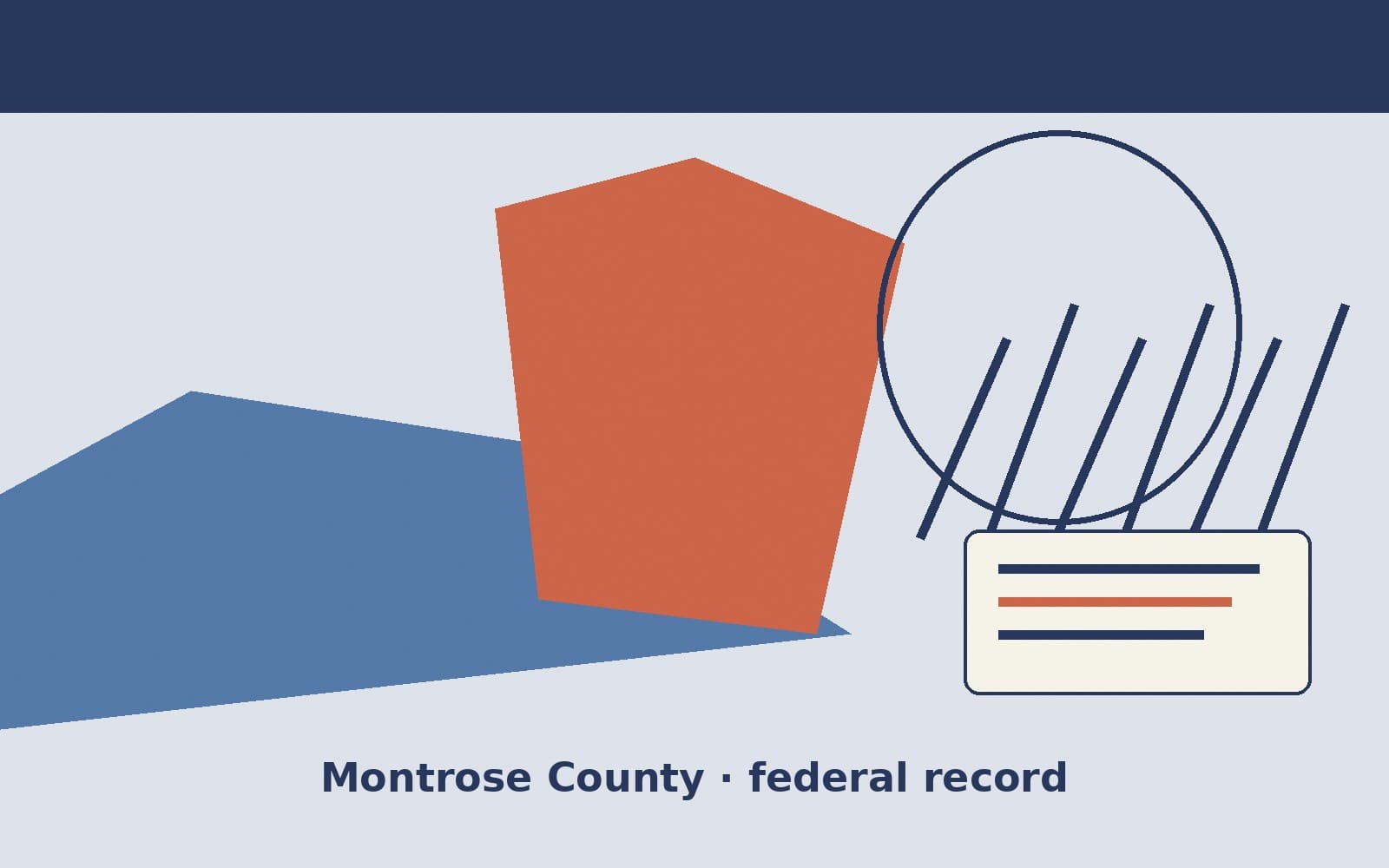 Public notice. Montrose County, Colorado, has a federal award on the public books. On September 27, 2026, the Department of Agriculture recorded a delivery order of $93,272.12. The
