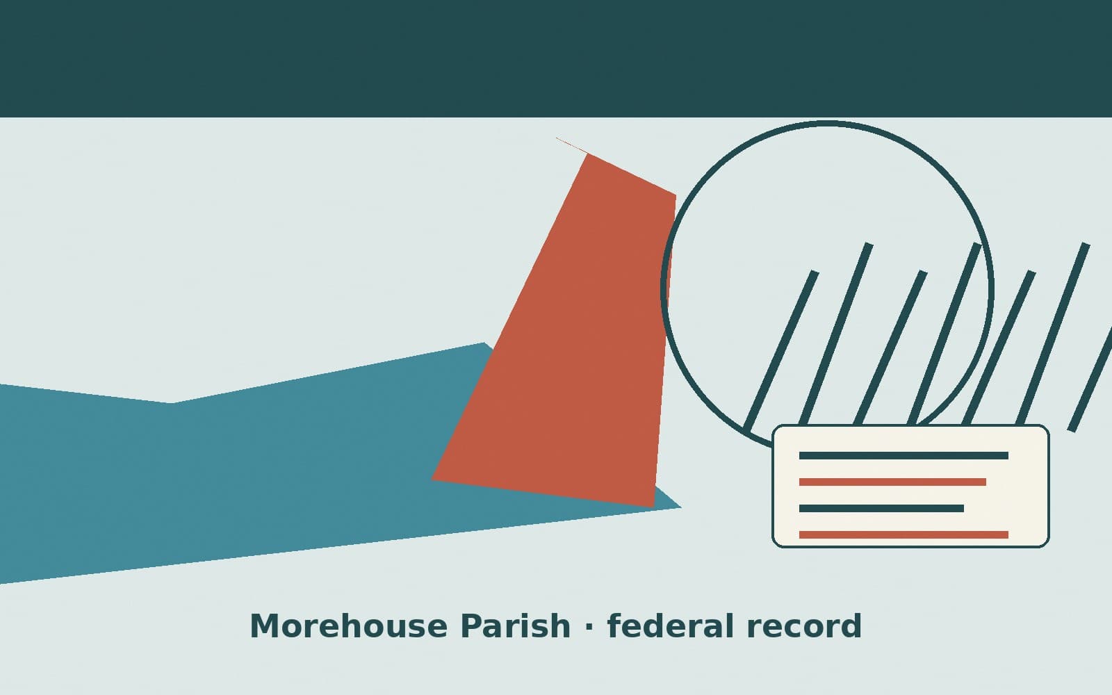 Public notice. Morehouse Parish, Louisiana, has a federal award on the public books. On September 21, 2026, the Department of Transportation recorded a formula grant of $34,552.50.