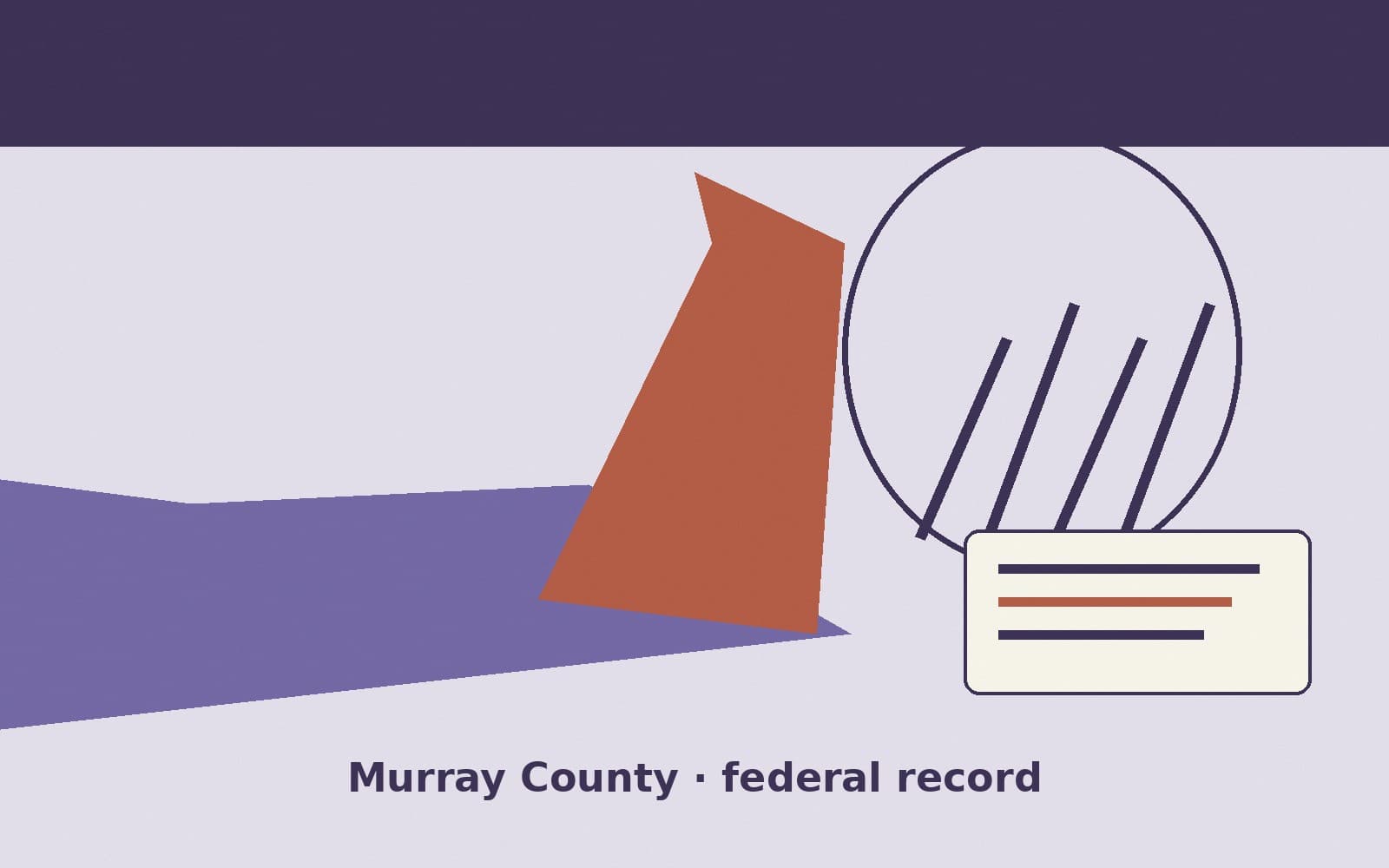 Public notice. Murray County, Oklahoma, has a federal award on the public books. On September 15, 2026, the Department of the Interior recorded a purchase order of $40,581.49. The