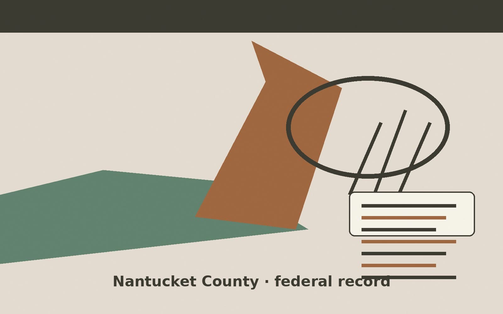 Public notice. Nantucket County, Massachusetts, has a federal award on the public books. On September 24, 2026, the Department of Homeland Security recorded a delivery order of $1,