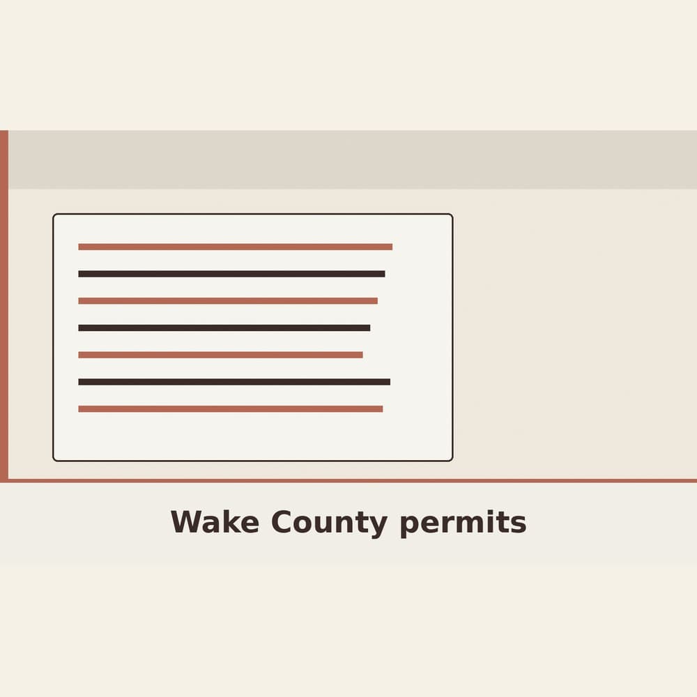 Wake NN Thin Building Permits zoning