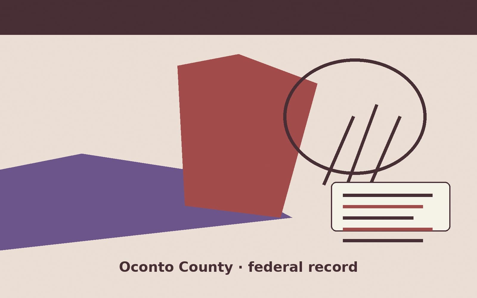 Public notice. Oconto County, Wisconsin, has a federal award on the public books. On September 30, 2026, the Department of Veterans Affairs recorded a purchase order of $21,190. Th