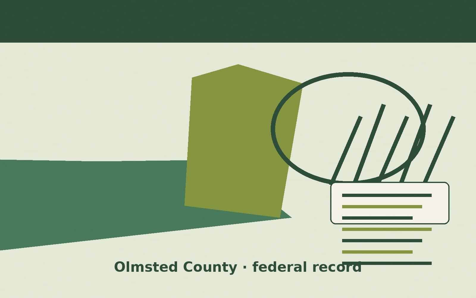 Public notice. Olmsted County, Minnesota, has a federal award on the public books. On September 29, 2026, the Department of Health and Human Services recorded a project grant of $6
