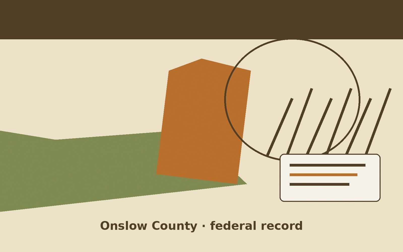 Public notice. Onslow County, North Carolina, has a federal award on the public books. On September 23, 2026, the General Services Administration recorded a delivery order of $57,2